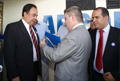 Governador de MG com prefeito recebem a SOLAR-PAR em Teófilo Otoni.